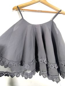 Harpa Grey Loose Fit Top ( Women)