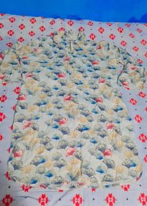 Floral Print Pajama Set