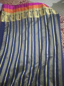 Blue rich feel saree