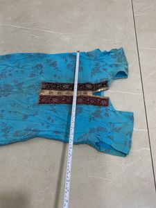 Blue Printed Kurta