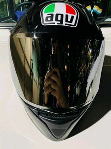 Helmet with Mercury &amp; Clear Visor