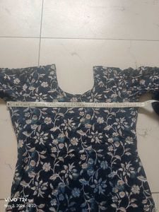 Floral Print Salwar Kameez With Dupatta