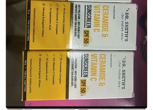 2 Dr. Sheth's Ceramide &amp; Vit C Sunscreen SPF 5