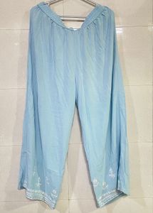 Beautiful Blue Embroidered Kurta Pajama Set
