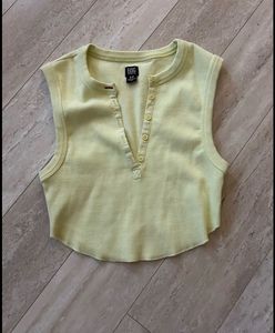 BDG Button-Up Tank Top