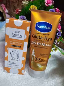 Foxtale Glow Sunscreen SPF 50 PA++++ with Vitamin