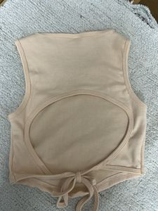 Cute Backless Crop Top