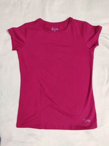 Bright Pink Athletic T-Shirt