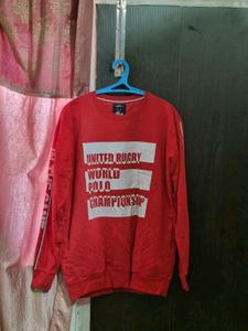 Red United Rugby World Polo Championship Sweatshir