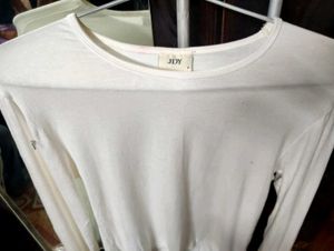 Classic White Long Sleeve Top