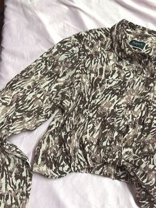 Stylish Printed Button-Up Shirt