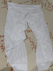 White pure cotton patiala salwar
