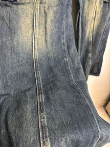 Baggy Wash Denim Cargo Pants