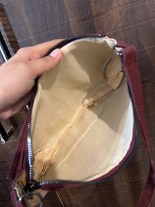 Chic Burgundy Shoulder Bag