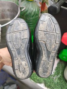 Top India Kids Black Loafers