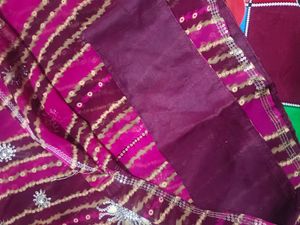Elegant Embroidery Work Sarree