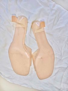 Chic Clear Mules Sandals