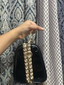 Elegant Black  Clutch
