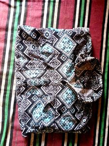 Men's Graphic Print Button-Up Shirt