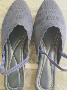 Navy Blue Mules