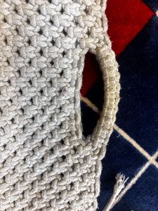 Handmade Macrame Fringe Bag