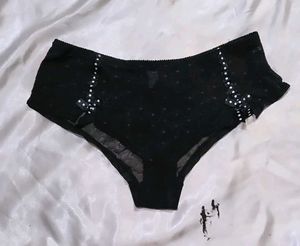 Black Polka Dot panty