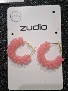 combo Zudio Hoop Earrings - Nude &amp; Pink