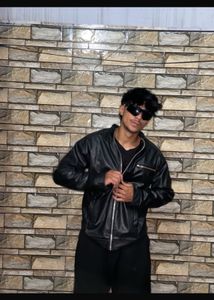 Stylish Black Faux Leather Jacket