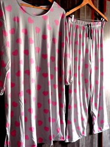 Heart🤍💓 Print co-ords set new