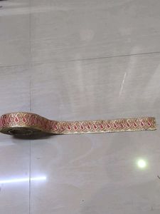 Embroidered Paisley Border Trim