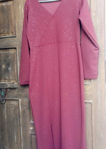 Sparkly Maroon maxi