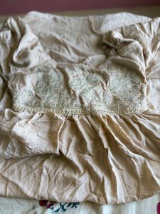 Vintage Vibe Cottagecore Embroidered Dress- L