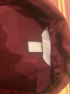 Burgundy Button-Down Shirt