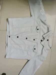 Stylish Light Blue Denim Jacket