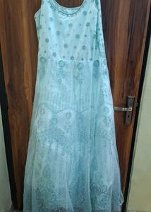 Stunning Light Blue Embellished Gown