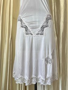 Vintage White Lace Slip dress