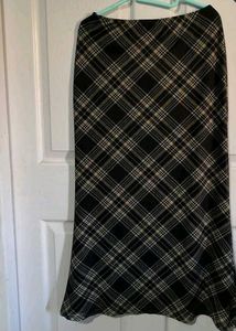 savana Plaid Maxi Skirt