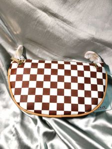 Checkered Crossbody Bag