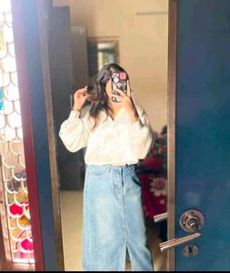 Savana Frint-slit Skirt