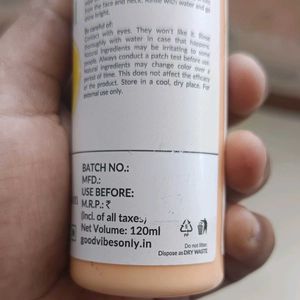 Good Vibes Orange Blossom Makeup Cleansing Lotion