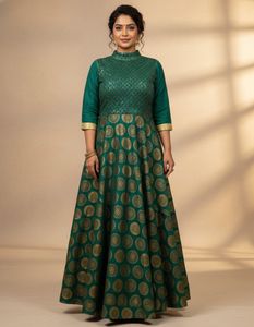 Pretty Green Gown