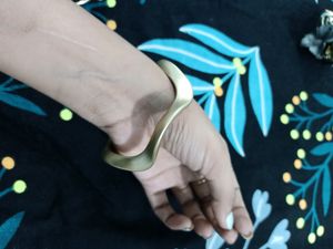 Golden Matte Wavey Kada