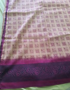 Purple &amp; Pink Saree With Blouse