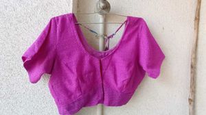 Vibrant Pink Printed Blouse