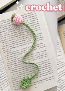 Handmade Crochet Flower Bookmark