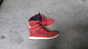 CAT Men's Red Mid-Top Sneakers 👟