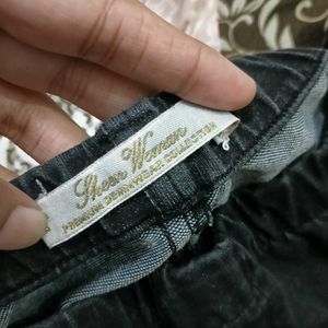 Classic Dark Grey Stretch Denim Jeans