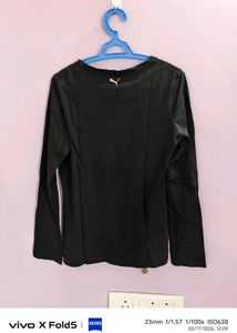 Puma Rich Black T shirt dimond shaped logo