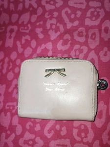 Cute Pink Bow Coin Pouch