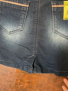 girls denim skirt